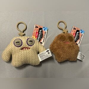 2- Zuru Fuggler Keyrings Bag Charms, 2024 Spin Master, BNWT